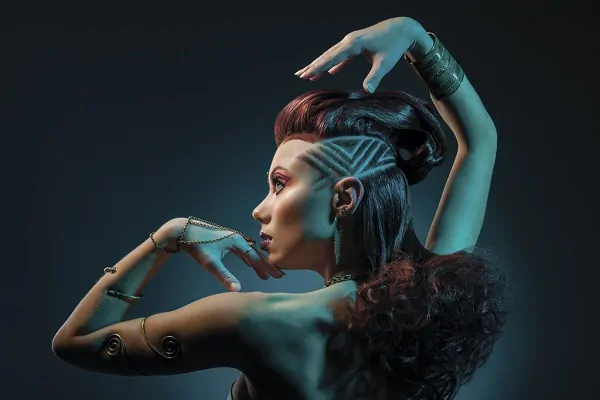 hair tattoo